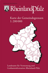 Karte der Gemeindegrenzen von Rheinland-Pfalz 1:200 000 - Landesamt für Vermessung und Geobasisinformation Rheinland-Pfalz