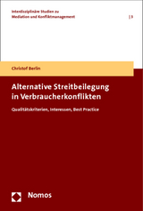 Alternative Streitbeilegung in Verbraucherkonflikten - Christof Berlin