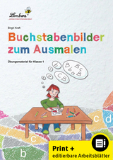 Buchstabenbilder zum Ausmalen - Birgit Kraft