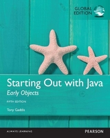 Starting Out with Java: Early Objects, Global Edition - Gaddis, Tony