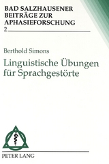 Linguistische Übungen für Sprachgestörte - Simons, Berthold