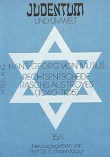 Rechtsentscheide Raschis aus Troyes (1040-1105) - Hans-Georg Von Mutius