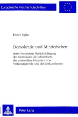 Demokratie und Minderheiten - Dieter Eglin