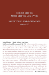 Rudolf Steiner - Marie Steiner-von Sivers: Briefwechsel und Dokumente 1901-1925 - Rudolf Steiner, Marie Steiner-von Sievers