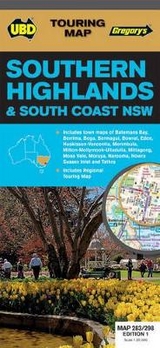 Southern Highlands & South Coast NSW Map 283/298 1st ed - UBD Gregory's