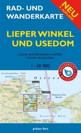 Rad- und Wanderkarte Lieper Winkel und Usedom - 