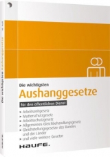 Die wichtigsten Aushanggesetze