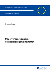 Steuervergünstigungen von Religionsgemeinschaften - Tobias Clasen