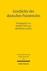 Geschichte des deutschen Patentrechts - 