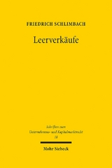 Leerverkäufe - Friedrich Schlimbach