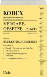 KODEX Vergabegesetze 2014/15 - Konetzky, Georg; Doralt, Werner