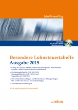 Besondere Lohnsteuertabelle 2015 - Jahr/Monat/Tag - 