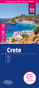 Reise Know-How Landkarte Kreta / Crete (1:140.000) - Reise Know-How Verlag Peter Rump