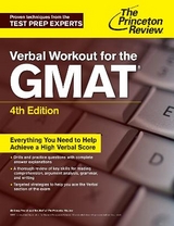 Verbal Workout for the GMAT, 4th Edition - The Princeton Review