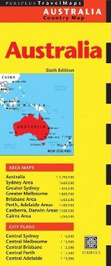 Australia Travel Map Sixth Edition - Periplus Editors