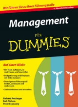 Management für Dummies - Bob Nelson, Richard R. Pettinger, Peter Economy