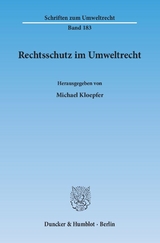 Rechtsschutz im Umweltrecht. - 