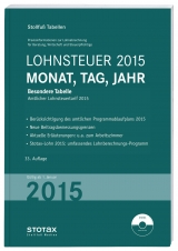 Tabelle, Lohnsteuer 2015 Monat, Tag, Jahr - 