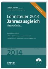 Tabelle, Lohnsteuer Jahresausgleich 2014 - 