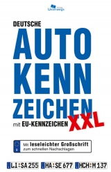 DEUTSCHE AUTOKENNZEICHEN XXL mit EU-Kennzeichen - Unterwegs Verlag GmbH