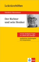 Klett Lektürehilfen Friedrich Dürrenmatt "Der Richter und sein Henker"