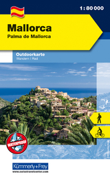 Mallorca Outdoorkarte Spanien 1:80 000 - 