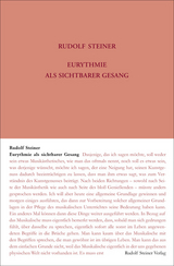 Eurythmie als sichtbarer Gesang - Steiner, Rudolf; Rudolf Steiner Nachlassverwaltung