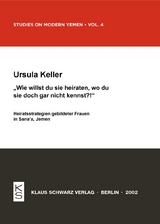 Wie willst du sie heiraten, wo du sie doch gar nicht kennst?! - Ursula Keller