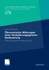 Ökonomische Wirkungen einer Veräußerungsgewinnbesteuerung - Hanno Benhof