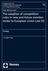 The adaption of competition rules in new and future member states to European Union Law (V) - 