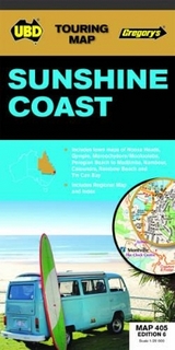 Sunshine Coast Map 405 6th ed - UBD Gregory's