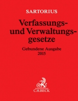 Verfassungs- und Verwaltungsgesetze Gebundene Ausgabe 2015 - Sartorius, Carl