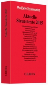 Aktuelle Steuertexte 2015 - 