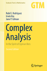 Complex Analysis - Rodríguez, Rubí E.; Kra, Irwin; Gilman, Jane P.