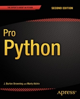 Pro Python - Alchin, Marty; Browning, J. Burton