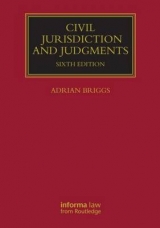 Civil Jurisdiction and Judgments - Briggs, Adrian