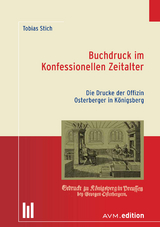 Buchdruck im Konfessionellen Zeitalter - Tobias Stich