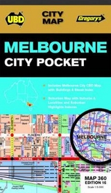 Melbourne City Pocket Map 360 16th ed - UBD Gregory's