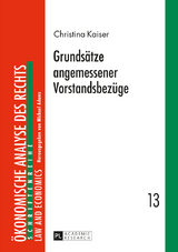 Grundsätze angemessener Vorstandsbezüge - Christina Kaiser