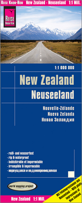 Reise Know-How Landkarte Neuseeland / New Zealand (1:1.000.000) - Reise Know-How Verlag Peter Rump