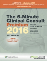 The 5-Minute Clinical Consult Premium - Domino, Frank J.; Baldor, Robert A.; Golding, Jeremy; Stephens, Mark B.