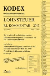 KODEX Lohnsteuer Richtlinien-Kommentar 2015 - Hofbauer, Josef; Doralt, Werner