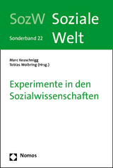 Experimente in den Sozialwissenschaften - 