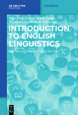 Introduction to English Linguistics - Ingo Plag, Sabine Arndt-Lappe, Maria Braun, Mareile Schramm