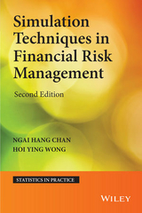 Simulation Techniques in Financial Risk Management - Chan, Ngai Hang; Wong, Hoi Ying