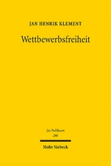 Wettbewerbsfreiheit - Jan Henrik Klement