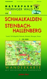 Wanderkarte Schmalkalden und Steinbach-Hallenberg - Gebhardt, Lutz