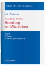 Einstellung von Mitarbeitern - Sascha Lerch, Lars Weinbrenner