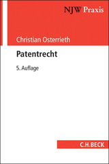 Patentrecht - Christian Osterrieth