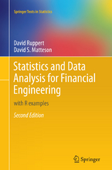 Statistics and Data Analysis for Financial Engineering - Ruppert, David; Matteson, David S.